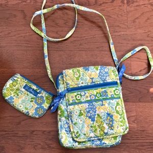 Vera Bradley Crossbody Purse and Wallet